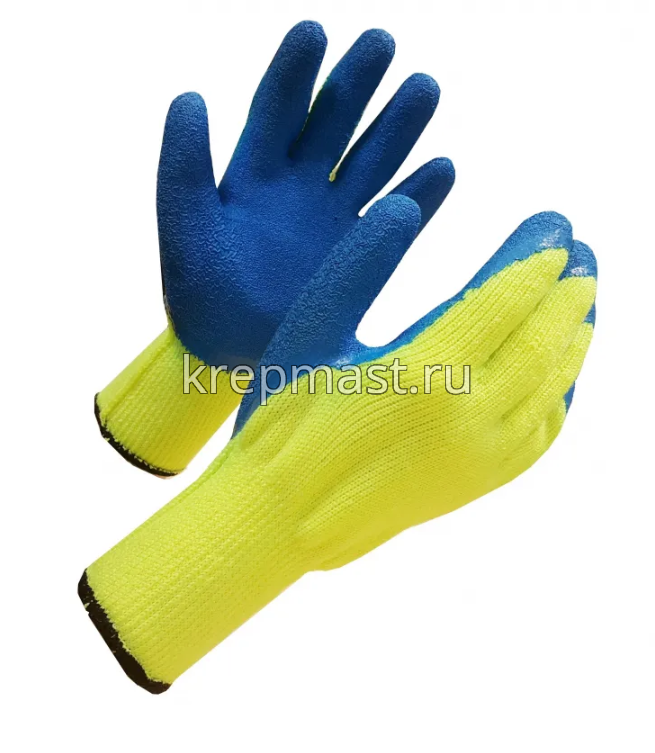 Перчатки акриловые ЯНВАРЬ (-20) с п/п покрытием утепленные