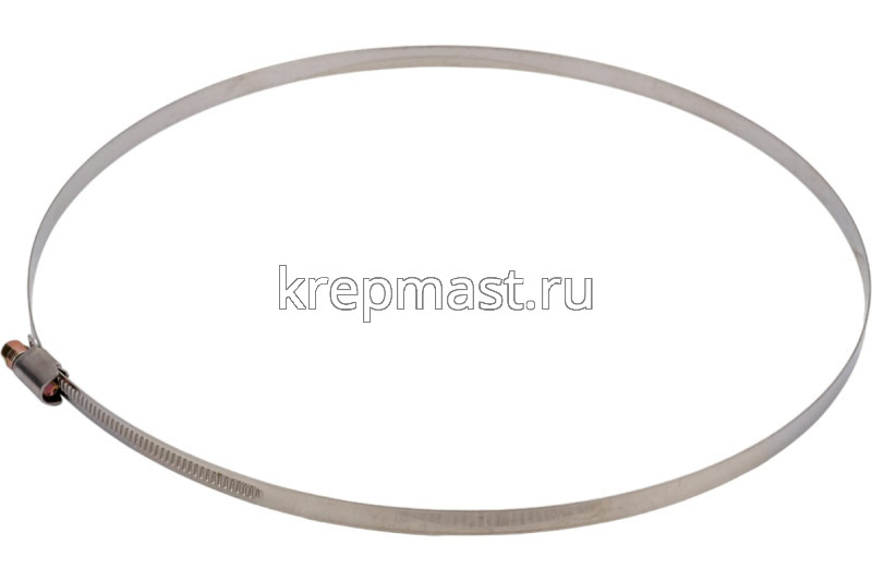 Хомут червячный нержавейка 240-260