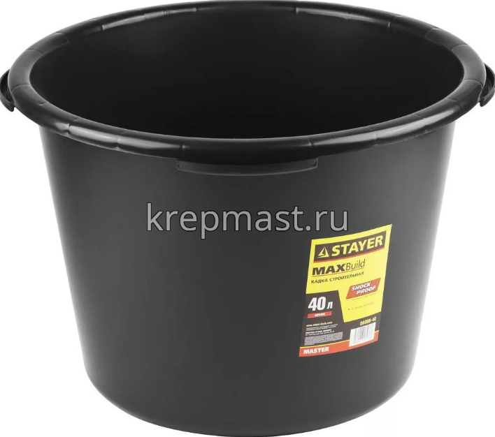 Кадка пласт. для раствора 40л FIT круглая