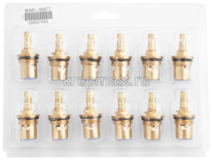 Кран-букса САНАКС 00077 1/2 металлокер.п/крест латунь