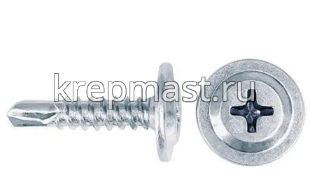 Саморез ПРЕСС-ШАЙБА - сверло