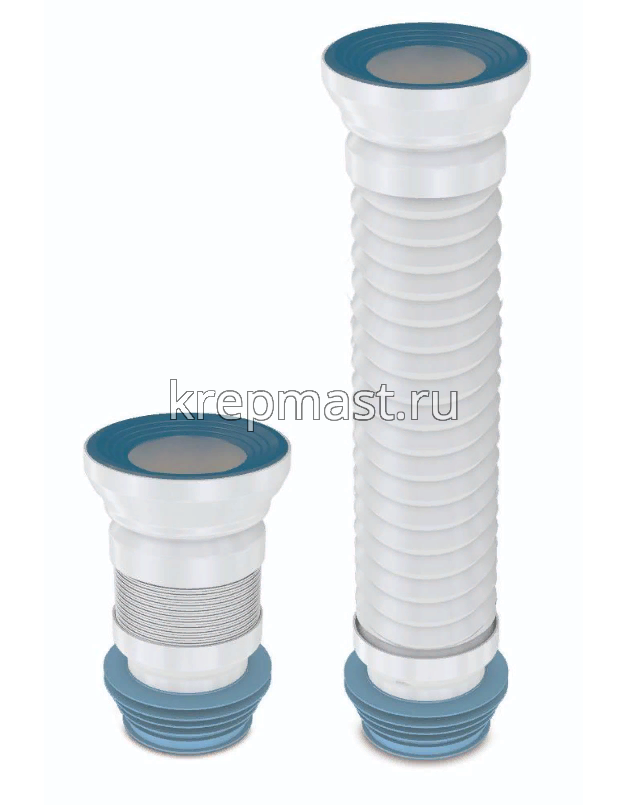 Удлинитель гибкий ZEGOR (G701-1) д/унитаза 600мм