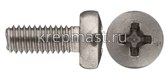 Винт 6х14 п/цил DIN 7985 нерж A2 Z