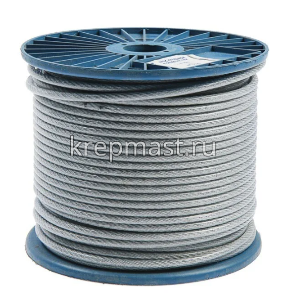 Трос оцинкованный в оплетке