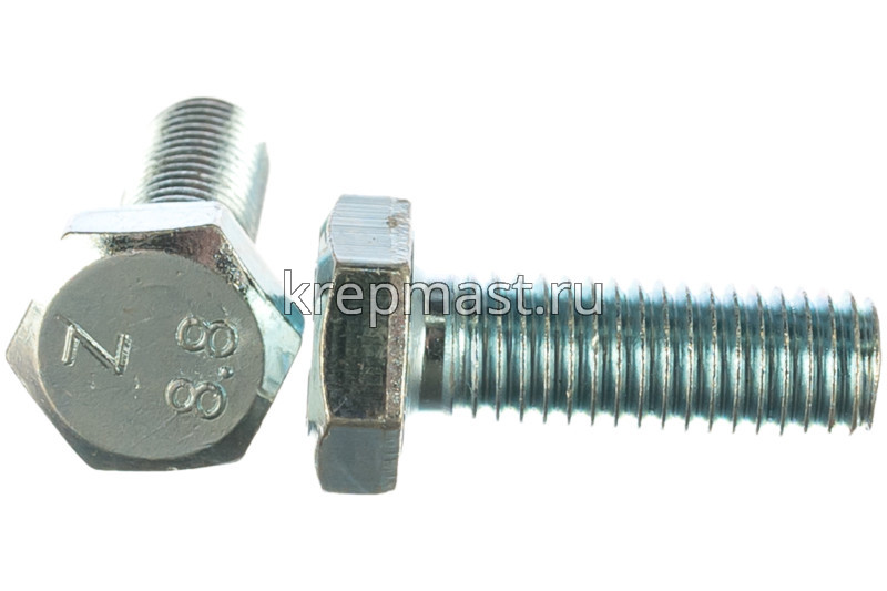 Болт 10х 30 кл.пр. 8,8 оц. п/р DIN 933