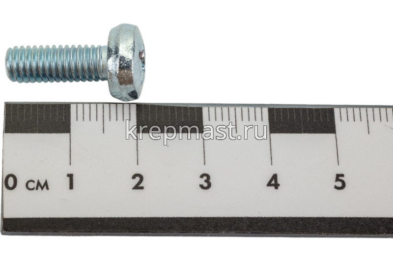 Винт п/цил 6,0х16 DIN 7985