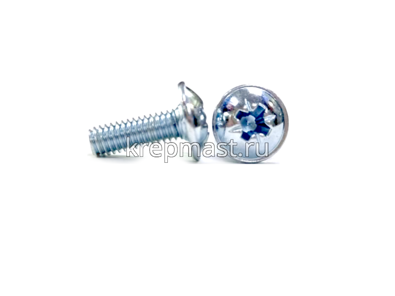 Винт стяжки межсекц. 6х12 DIN 967 оц.(п/сф,п/ш)