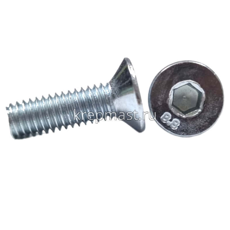 Винт с внут. шестиг. потай голов. 6х25 кл.пр.8,8 DIN 7991