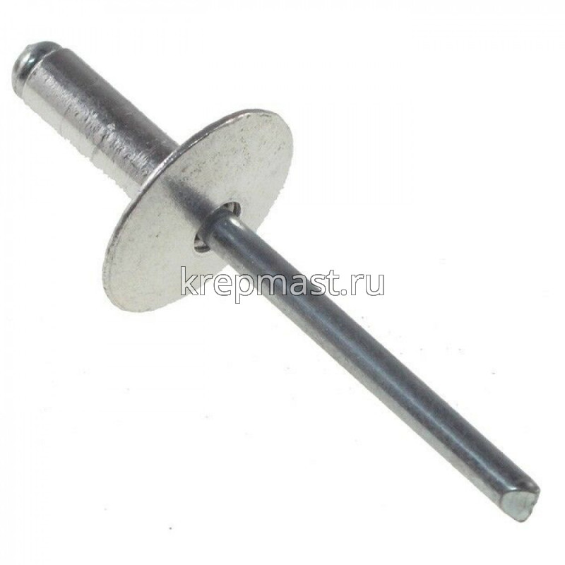 Заклёпка алюминий/сталь 4,8х12х16 широкий борт