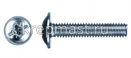 Винт стяжки межсекц. 4х35 DIN 967 оц.(п/сф,п/ш)