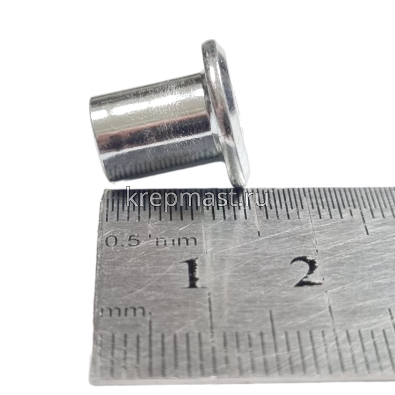 Гайка Ericsona М6 плоская оцинк. ключ SW4 12мм