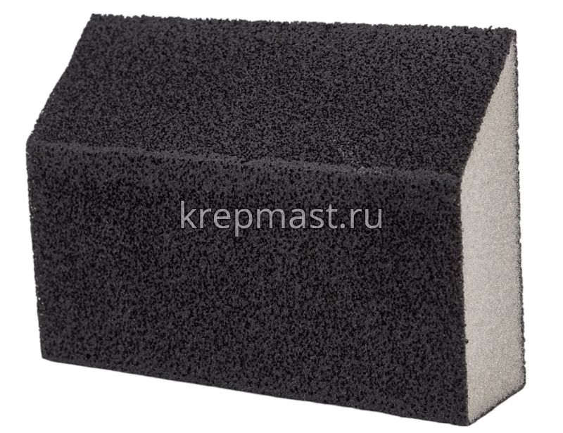 Губка шлифовальная FIT углов. водостойкая 100х70х25мм Р-360