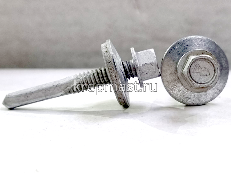 Саморез кровельный 5,5х38 HE5-R-Z19 HARPOON 6-гр. - увел.сверло