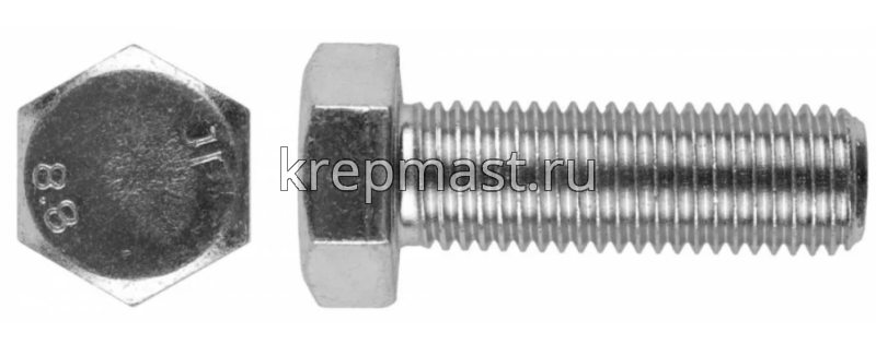 Болт 16х 55 кл.пр. 8,8 оц. п/р DIN 933