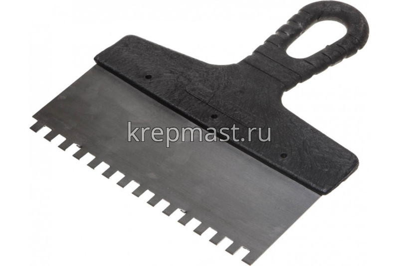 Шпатель 400мм ЗУБЧАТЫЙ 6 х 6мм STAYER MASTER