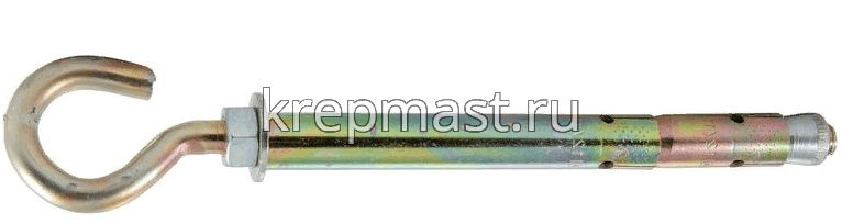 Анкер двухраспорный с крюком (полукольцом)
