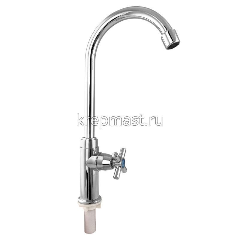 Смеситель д/кухни BRIMIX 603 на одну воду пластик/металлокер/хром