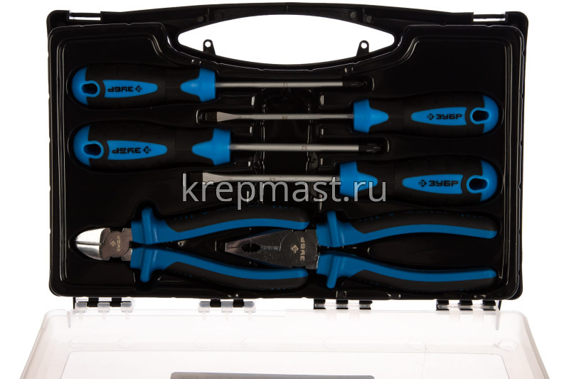 Набор ЗУБР слесарного инструмента 6шт