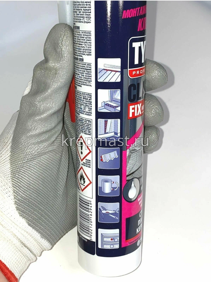 Клей ТИТАН Classic Fix кауч. прозр. 310мл