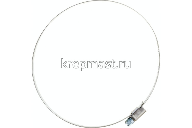 Хомут червячный нержавейка 110-130