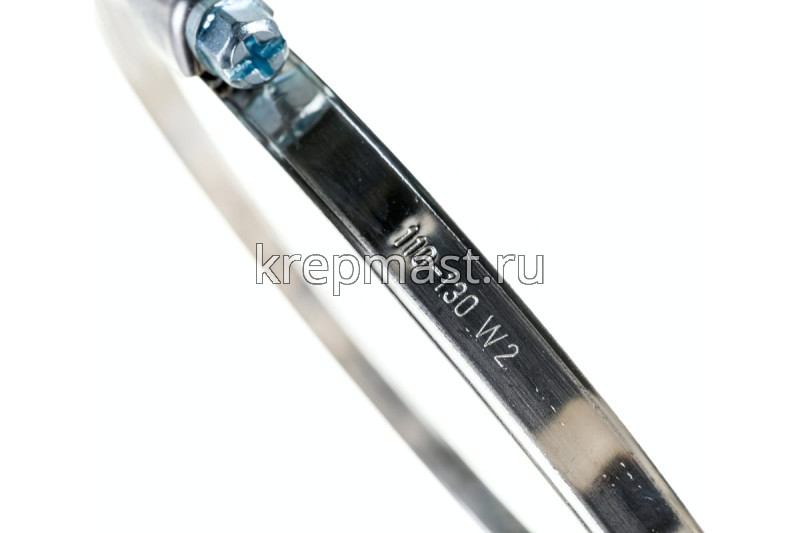 Хомут червячный нержавейка 110-130