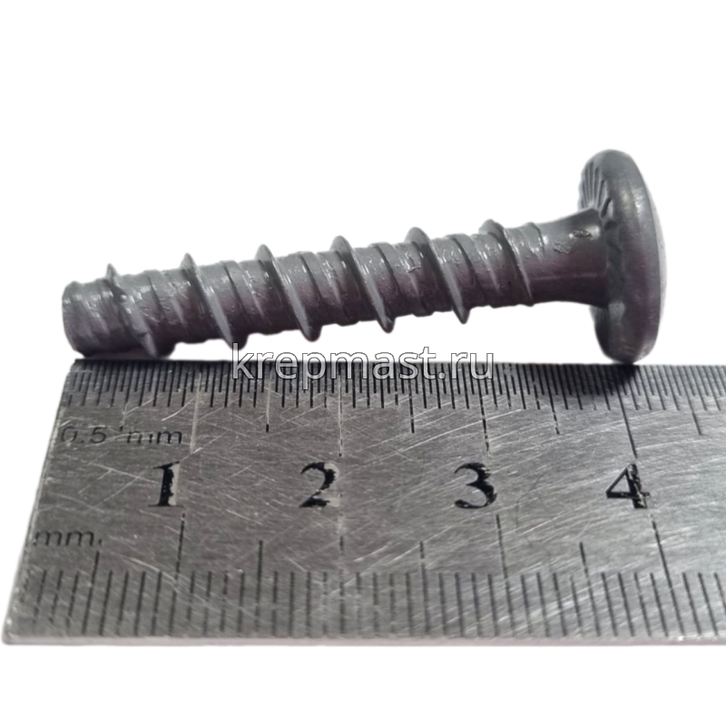 Анкер - шуруп СТВ по бетону 6 х 40 с полукруглой головкой