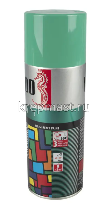 Эмаль аэр. универс. св.зеленая 520мл