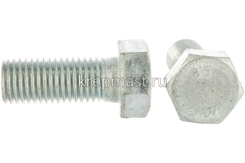 Болт 20х 50 кл.пр. 5,8 оц. п/р DIN 933