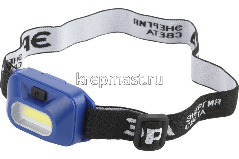 Фонарь ЭРА налобный светодиод. GB-707 Атлант, 3режима, 5Вт 3хААА