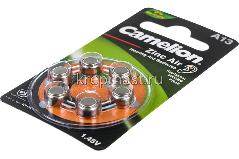 Батарейка Camelion A13