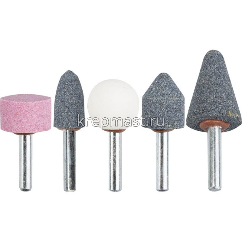 Шарошки STAYER наб. (5шт) (мет, стек, керам,пласт)