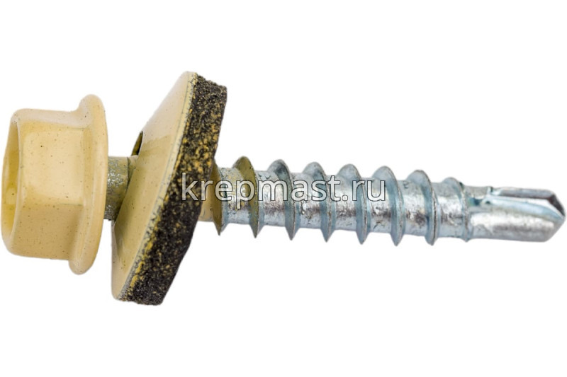 Саморез д/кровли краш. 4,8х29 RAL 1014