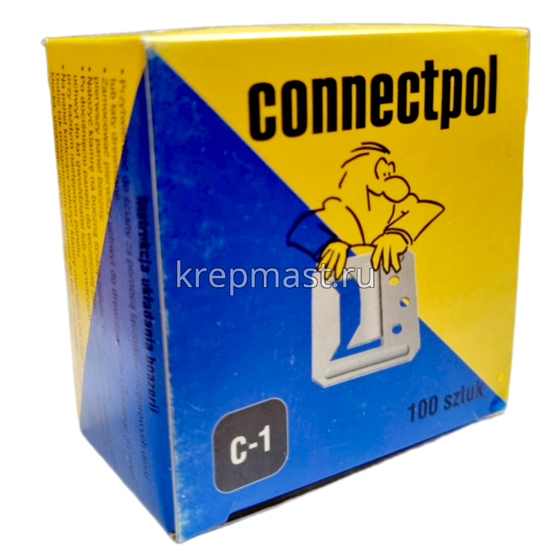 Кляймер для вагонки 1 (уп 100шт)