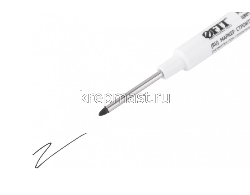 Маркер перманентный 1,0 мм УДЛИНЕННОЕ перо ЧЕРНЫЙ