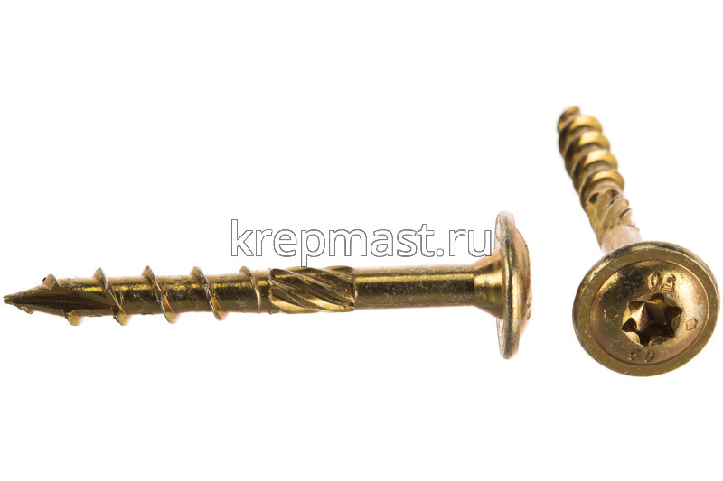 Шуруп с/нарез. для дерева с пресс шайбой 6х 50 Тх