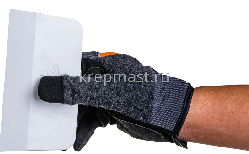 Шпатель ЗУБР / FIT резиновый белый 100/150мм