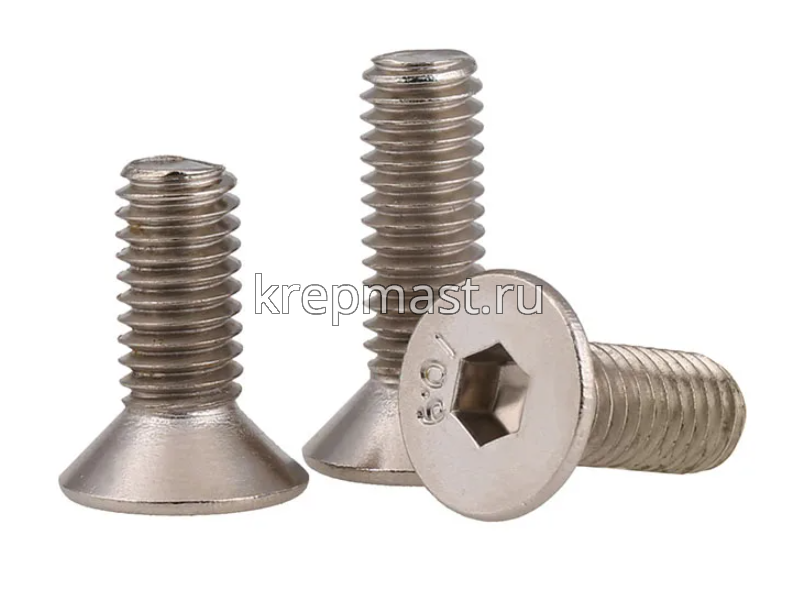 Винт с внут. шестиг. потай голов. 12х 50 кл.пр.10,9 DIN 7991
