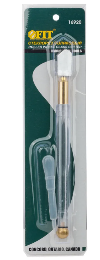 Стеклорез FIT роликовый (с маслом)