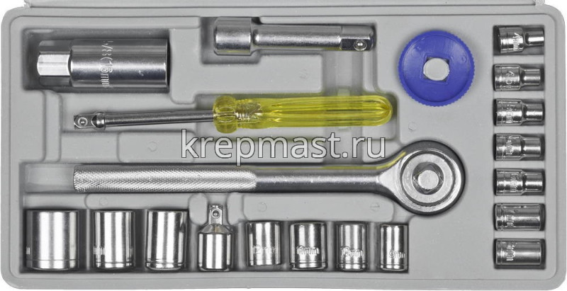 Набор DEXX универсальный 20 предметов (3/8" + 1/4")