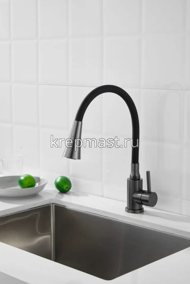 Смеситель д/кухни В74810-3 с гибким изливом