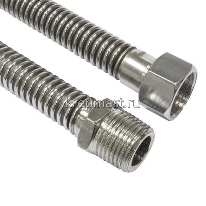 Подводка гибкая для газа  гайка/штуцер