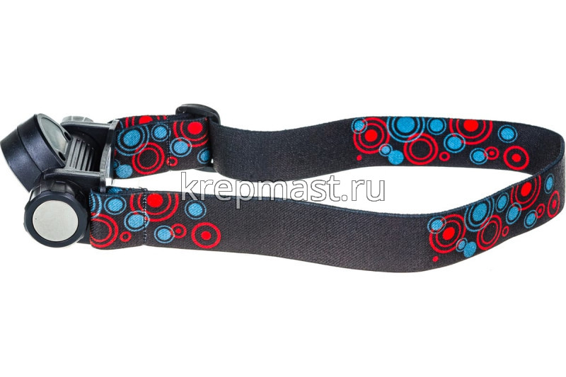 Фонарь ULTRAFLASH налобный аккум. 3.7В, димм,черный 3Ватт 2режима