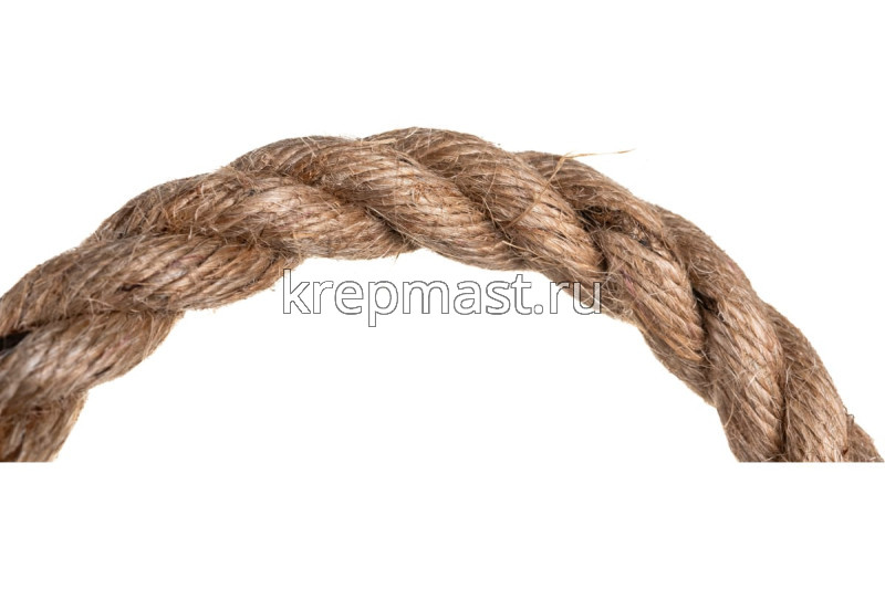 Веревка крученая джутовая 14мм (200м)