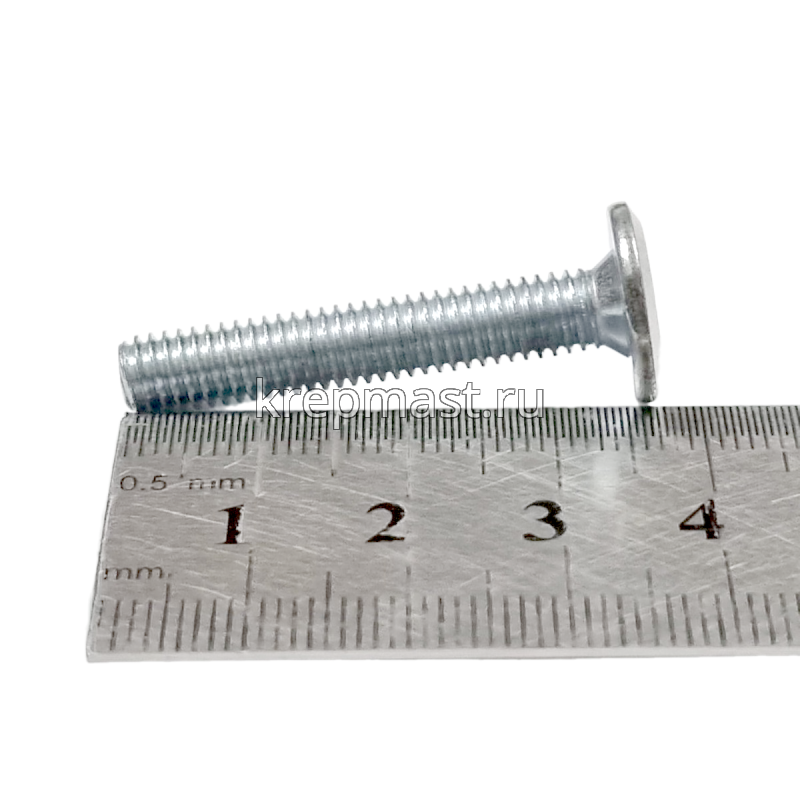 Винт стяжка 6х 35 DIN 7420 SW4 оц.