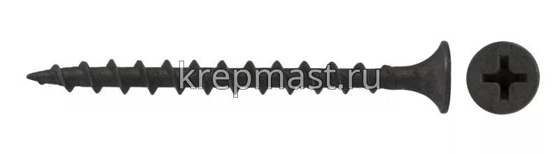 Саморез по дереву оксид. 3,5х35 усиленные
