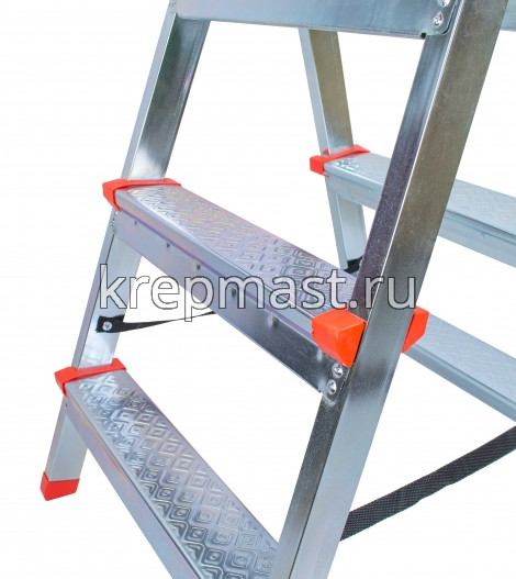 Стремянка-лестница стальная 2х сторонняя FIT 3 ступени