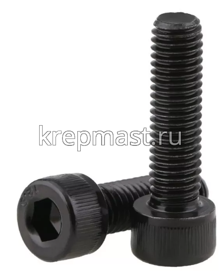 Винт с внутр.шестигранником 8 х 25 черный кл.пр.12.9 п/р DIN 912