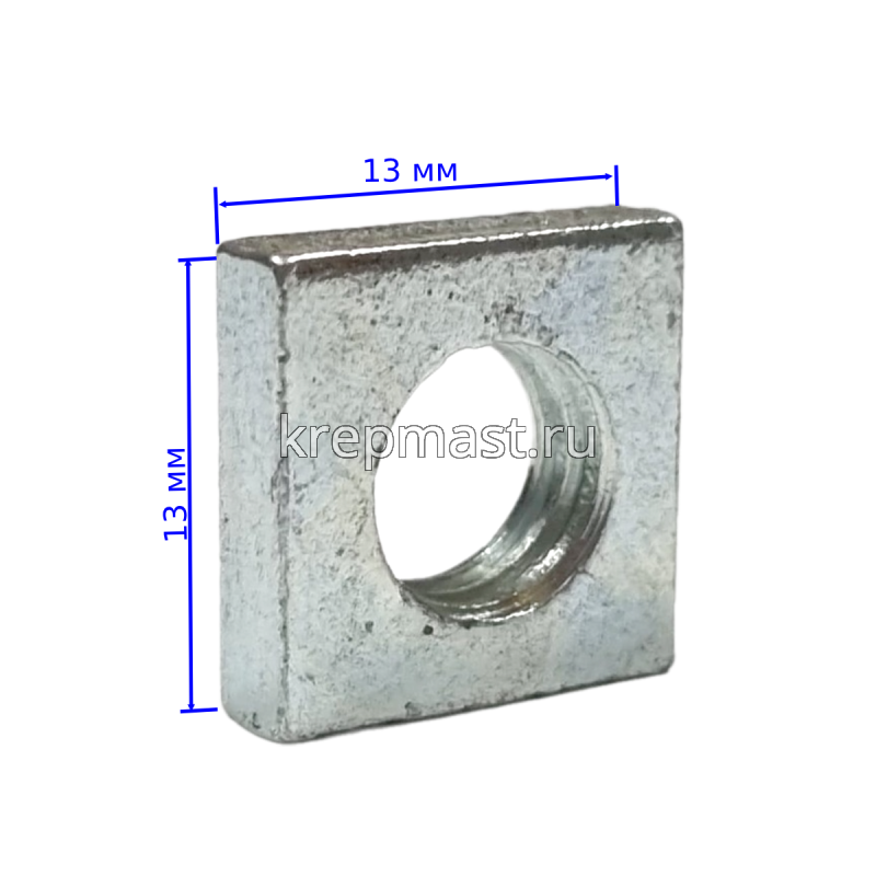Гайка квадратная М8 DIN 562 оц.