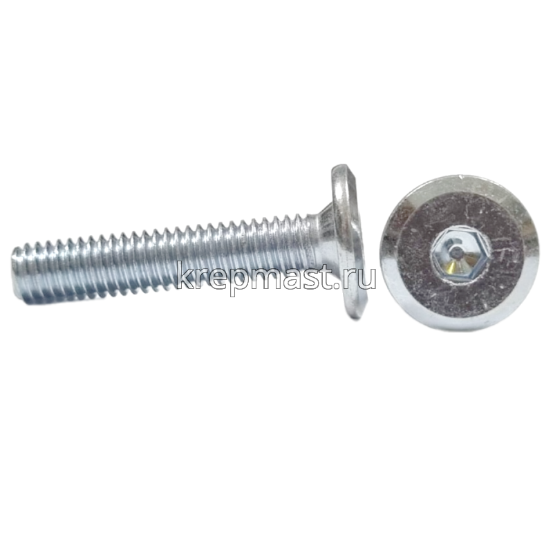 Винт стяжка 6х 30 DIN 7420 SW4 оц.