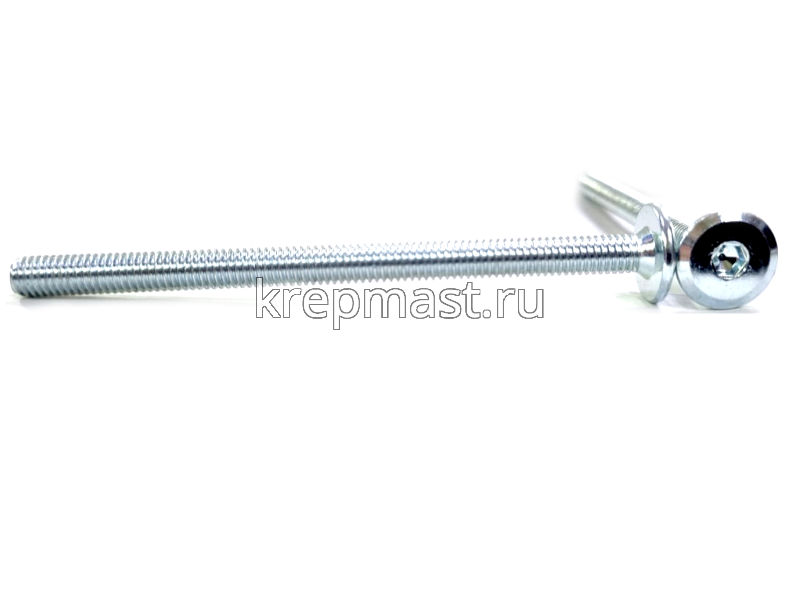 Винт стяжка 6х 90 DIN 7420 SW4 оц.